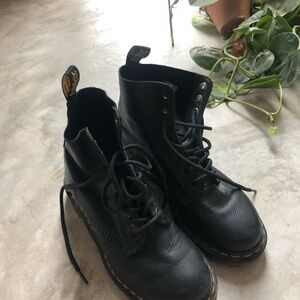 Dr. Martens Black Combat Boots